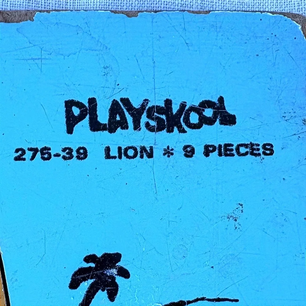 Vintage Playskool Connor Toy Acre Toys Wooden‎ Puzzle Lot Lion Fruit Zoo Animals